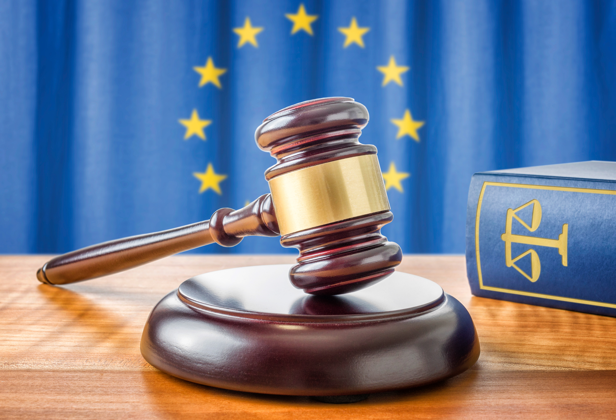 A gavel and a law book - European union